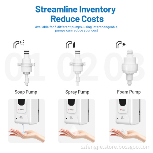 Wholesale Automatic Wall-Mounted Infrared Alcohol Hand Sanitizer Dispenser